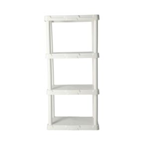 4 TIER SHELF 14X22X48" SOLID WHITE 4 TIER SHELF 14X22X48" SOLID WHITE
